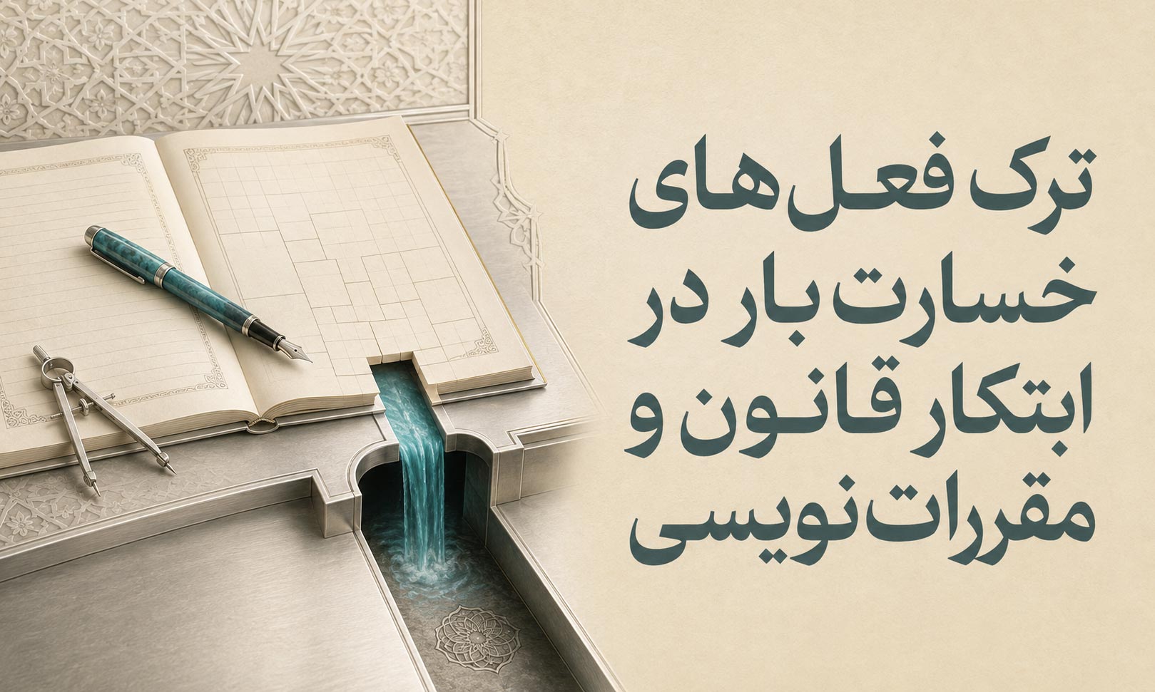 ترک فعل‌های خسارت بار در ابتکار قانون و مقررات‌نویسی